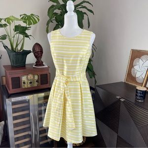 Nine West Jacquard Fit-and-Flare Dress